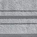 Ręcznik bawełniany z bordiurą KORAL 70X140 srebrny