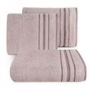 Ręcznik bawełniany z bordiurą KORAL 30X50 pudrowy