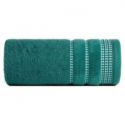 Ręcznik bawełniany z bordiurą AMANDA 50X90 turkusowy