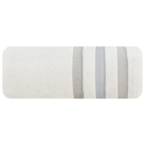 Ręcznik bawełniany frotte z bordiurą GRACJA 50X90 kremowy