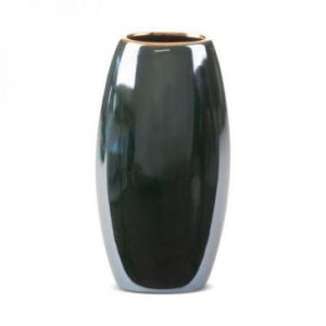 Wazon dekoracyjny ceramiczny MORA 13X9X25 ciemnozielony