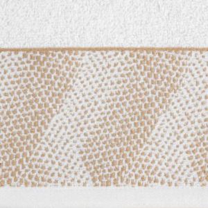Ręcznik bawełniany z bordiurą BLANCA 70X140 biały