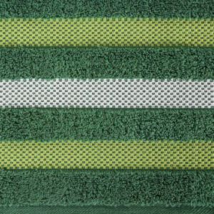 Ręcznik frotte z ozdobną bordiurą GRACJA 50X90 zielony