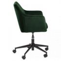 Actona Fotel krzesło biurowe gamingowe NUTRI kolor butelkowa zieleń