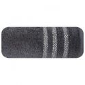 Ręcznik bawełniany frotte z bordiurą JUDY05 70X140 czarny