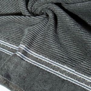 Ręcznik bawełniany frotte z bordiurą FILON04 50X90 stalowy