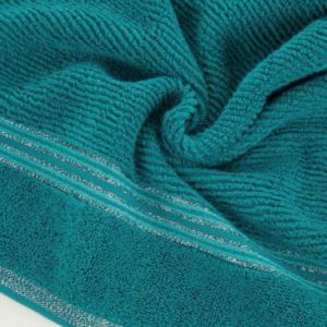 Ręcznik bawełniany frotte z bordiurą FILON10 70X140 turkusowy
