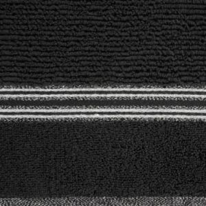 Ręcznik bawełniany frotte z bordiurą FILON11 70X140 czarny