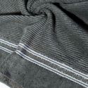 Ręcznik bawełniany frotte z bordiurą FILON04 30X50 stalowy