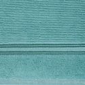 Ręcznik w prążki z ozdobną bordiurą bawełna FILON 30X50 niebieski