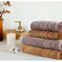 Ręcznik bawełniany frotte z bordiurą JUDY03 50X90 szary