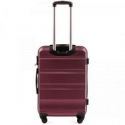 Wings Średnia walizka podróżna na kółkach ABS M burgund
