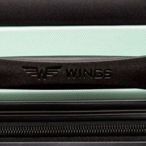 Wings Średnia walizka podróżna ABS M szampan