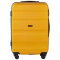 Wings Lovebird Średnia walizka podróżna ABS M żółta