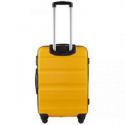 Wings Lovebird Średnia walizka podróżna ABS M żółta