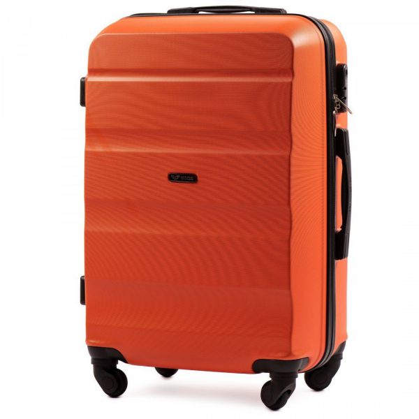 Wings Lovebird Średnia walizka podróżna ABS M pomarańczowa