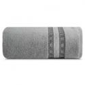 Ręcznik bawełniany z bordiurą MALIKA 50X90 srebrny