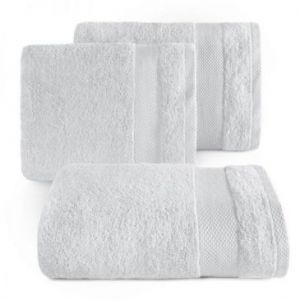 Ręcznik kąpielowy z bawełny LORITA 70X140 srebrny
