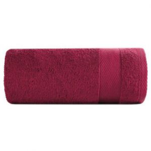 Ręcznik kąpielowy z bawełny LORITA 70X140 amarantowy