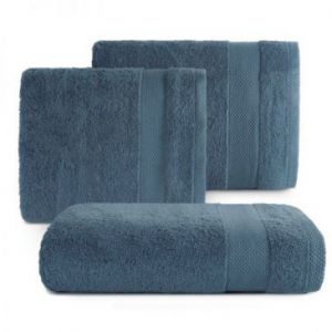 Ręcznik kąpielowy z bawełny LORITA 70X140 ciemnoniebieski