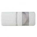 Ręcznik frotte z żakardową bordiurą SYLWIA 70X140 biały