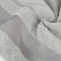 Ręcznik frotte z żakardową bordiurą SYLWIA 50X90 srebrny