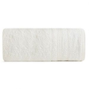 Ręcznik bawełniany z ozdobną bordiurą ELMA 30X50 kremowy