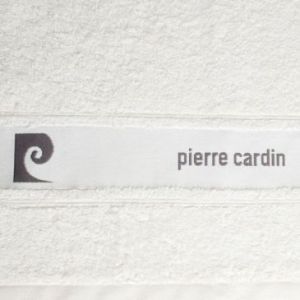 Ręcznik bawełniany Pierre Cardin bordiura z logo 50X100 kremowy
