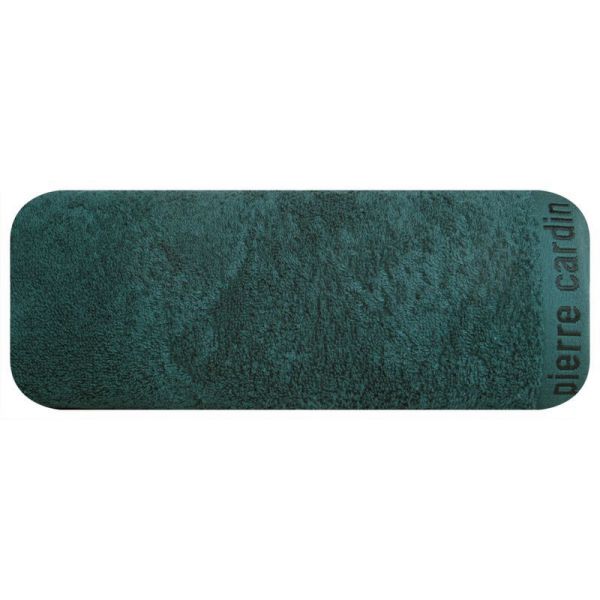 Ręcznik bawełniany Pierre Cardin lamówka z logo 50X90 ciemny turkusowy