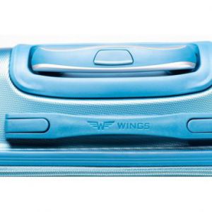 Wings Zestaw 4 walizek podróżnych z ABS L,M,S,XS czarne