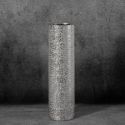 Nowoczesny wazon ceramiczny RISO 11X11X30 srebrny