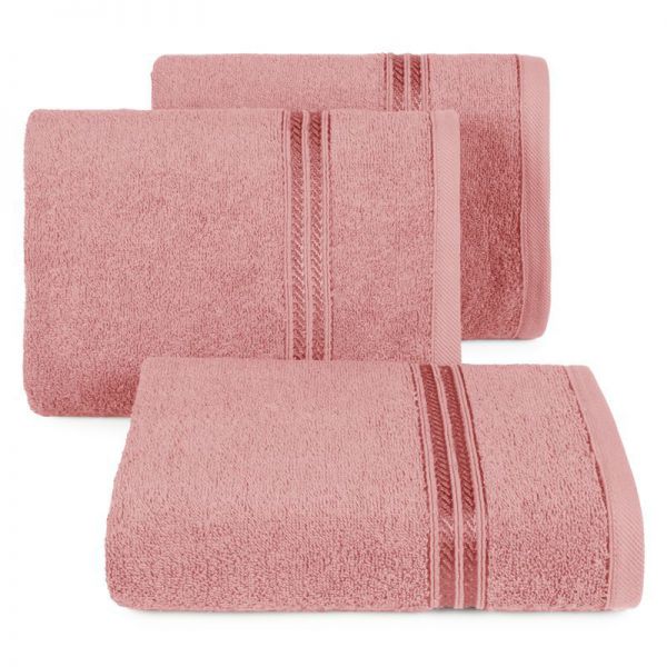 Ręcznik klasyczny bawełna frotte LORI 30X50 liliowy