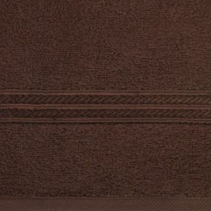 Ręcznik kąpielowy bawełna frotte LORI 70X140 brązowy