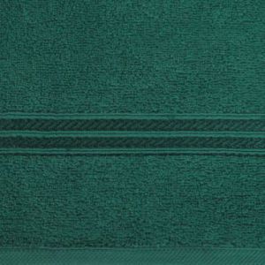 Ręcznik klasyczny bawełna frotte LORI 30X50 ciemny zielony