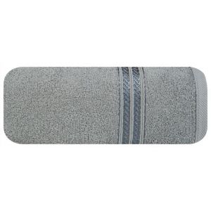 Ręcznik klasyczny bawęłna frotte LORI 30X50 stalowy