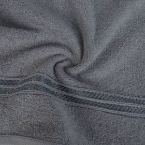 Ręcznik klasyczny bawełna frotte LORI 30X50 grafitowy