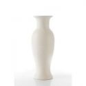 Klasyczny wazon ceramiczny RISO 12X12X31 kremowy