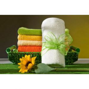 Jednokolorowy ręcznik frotte GADKI 50X100 amarantowy
