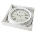 Zegar ścienny na baterię vintage 37X5X37 biały