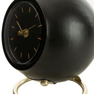Nowoczesny zegar stołowy CLOCK 16X13X19 czarny