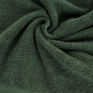 Jednokolorowy ręcznik frotte GADKI 30X50 ciemny zielony