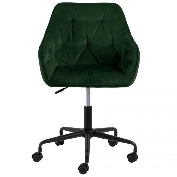 Actona Krzesło biurowe gamingowe SILVANA butelkowa zieleń