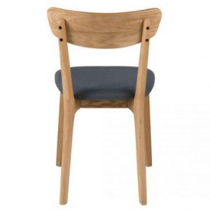 Actona Krzesło w stylu retro drewno dębowe SELZ naturalny brąz