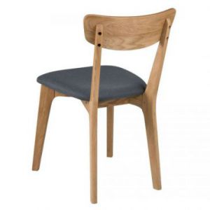 Actona Krzesło w stylu retro drewno dębowe SELZ naturalny brąz