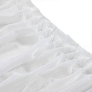Homede Firana na taśmie transparentnej woal gnieciony KRESZ 140x160 biała