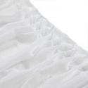 Homede Firana na taśmie transparentnej woal gnieciony KRESZ 140x175 biała