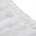 Homede Firana na taśmie transparentnej woal gnieciony KRESZ 280x275 biała