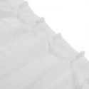 Homede Firana na taśmie flex z podwójną zakładką woal gnieciony KRESZ 140x290 biała