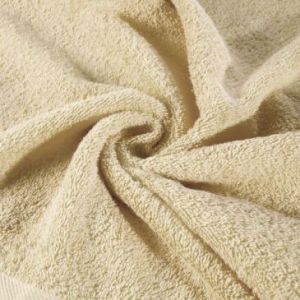 Jednokolorowy ręcznik frotte GADKI 70X140 beżowy