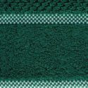 Ręcznik frotte z tłoczoną bordiurą CALE 50X90 ciemny zielony